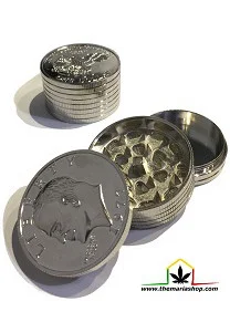 GRINDER METAL 3 PARTES 52MM – MONEDA DÓLAR