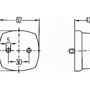 Luz de posición de 12 V