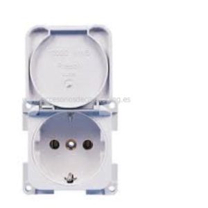 Enchufe 220 V gris