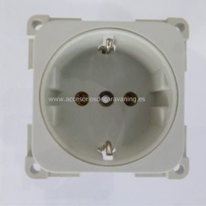 Enchufe de 220 V gris