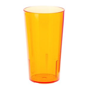 Vaso de agua Gimex color naranja. Set 4 uds.