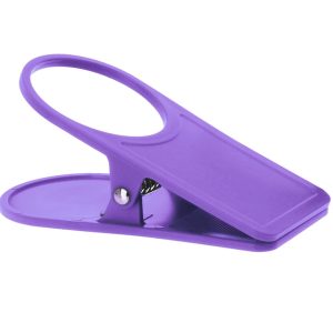 Pinza porta vasos lila Gimex