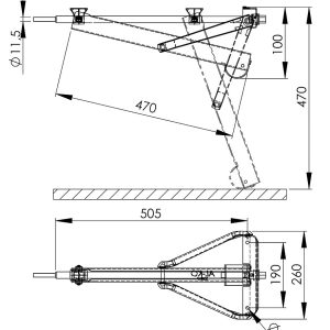 Pata Compact 800 kg corta AL-KO