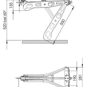 Pata Premium 1250 kg larga AL-KO