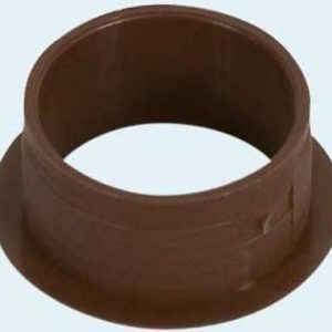 Botón y anillo pestillo marrón