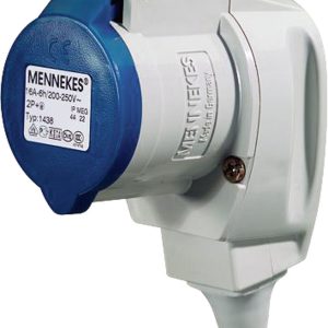 Conector hembra acodado CEE