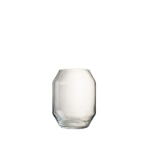 Portavelas de Cristal Transparente Pequeño