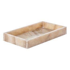 Bandeja Rectangular de Ónix Natural