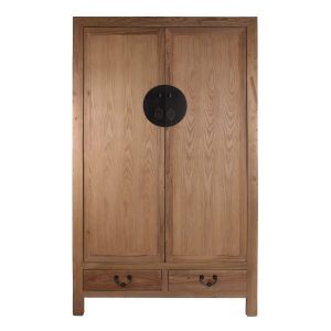 Armario Oriental Natural en Madera de Olmo