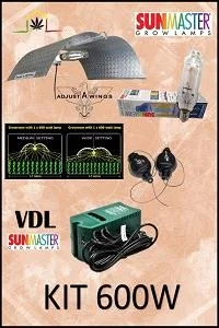 KIT ILUMINACION ADJUST A WINGS 600W SUNMASTER CRECIMIENTO