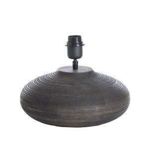 Lámpara de Mesa Ø30×23 cm – Madera Marrón