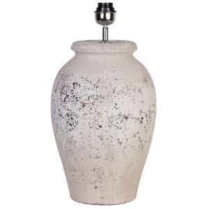 Lámpara de Mesa Ø28×50 cm – Cerámica Gris
