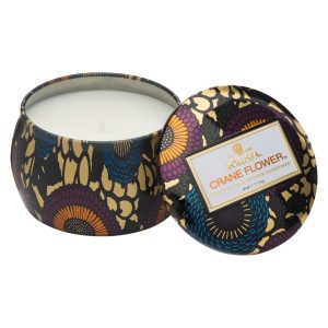 Vela Perfumada Voluspa Crane Flower en Lata Pequeña