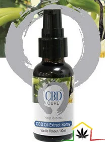ACEITE DE CBD CURE SPRAY CON VAINILLA (30ML)