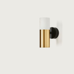 Aplique de Pared Lind en Alabastro y Acero