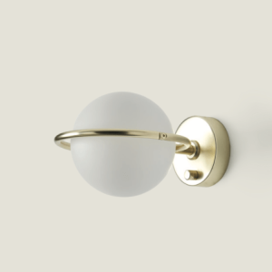 Aplique de Pared Abbacus con Tulipa Opal