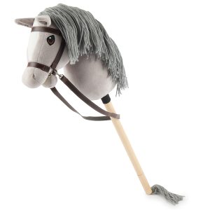 Juguete de palo Caballo gris