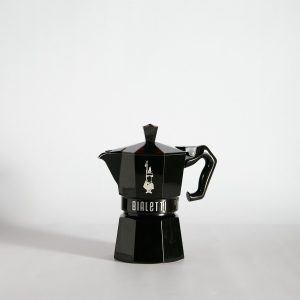 Cafetera italiana Bialetti negra 3 tazas