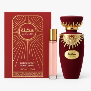 Perfume Árabe Sakeena Mystical EDP 100 ml + Travel Spray 20 ml
