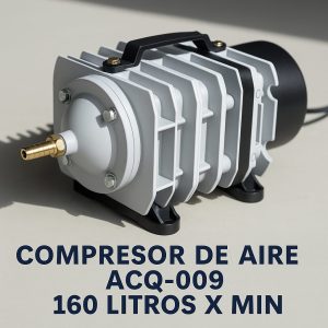 Compresor de Aire ACQ-009 160 Litros x Min – 16 Salidas para Peceras y Estanques