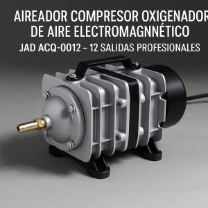 Aireador Compresor Oxigenador de Aire Electromagnético JAD ACQ-0012 – 12 Salidas Profesionales