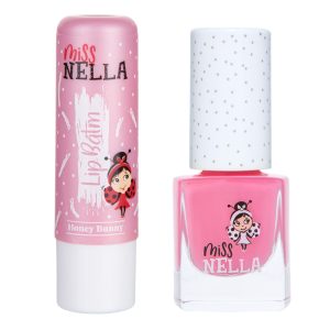 Pack Bálsamo + Esmalte Miss Nella – HONEY/PINK