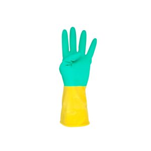 GUANTES LÁTEX BICOLOR