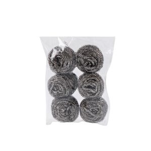 ESTROPAJO ACERO INOX 6 Uds