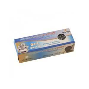 ESTROPAJO ACERO INOX 2+1 Uds