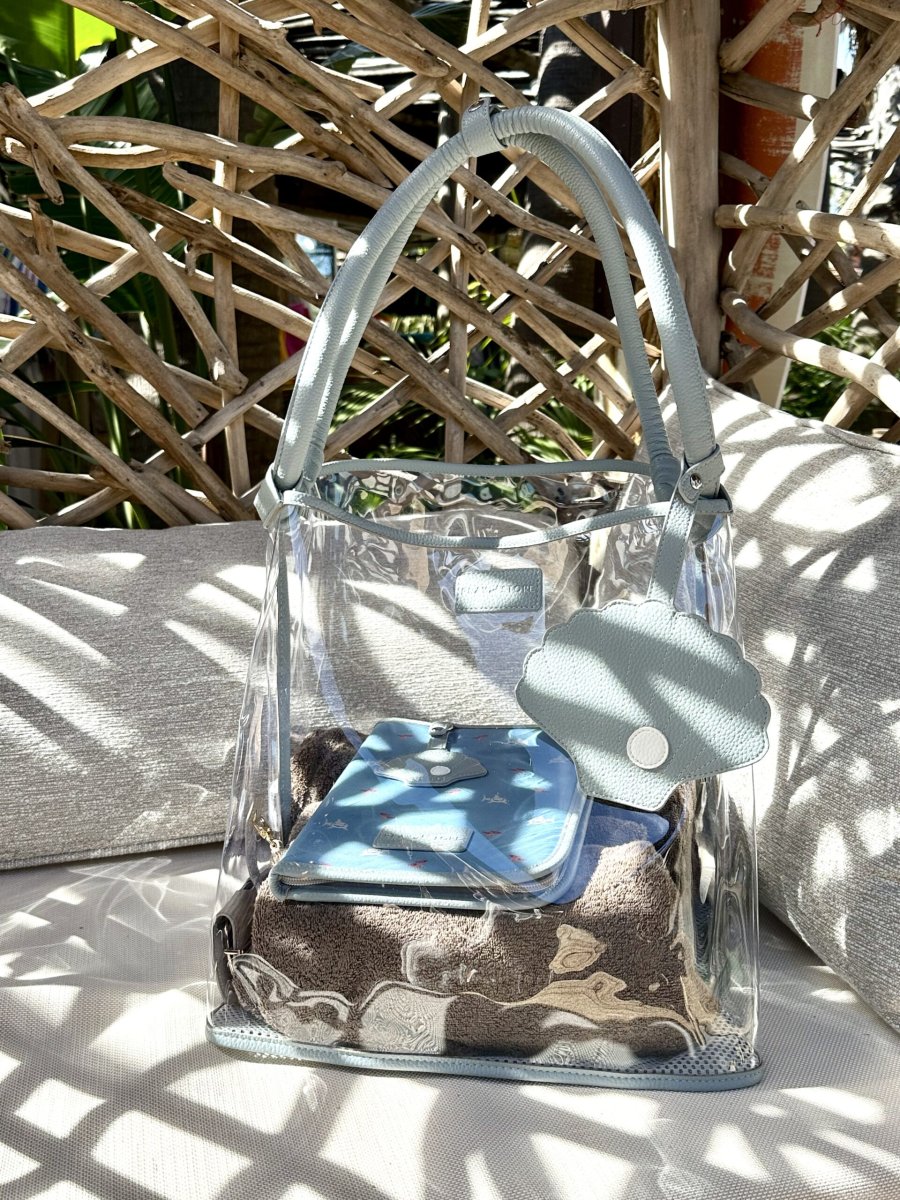 BOLSO DE PLAYA LIGHT BLUE - Imagen 3