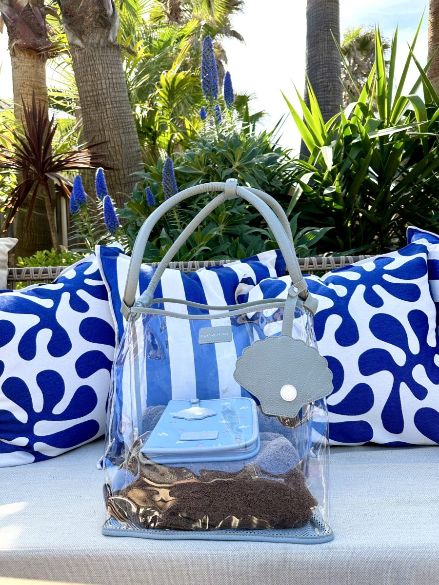 BOLSO DE PLAYA LIGHT BLUE - Imagen 4