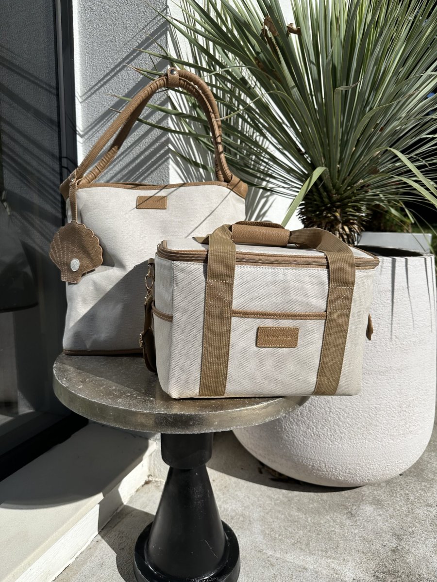 BOLSO DE PLAYA PREMIUM CAMEL - Imagen 4