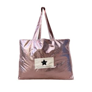 BOLSO METALIZADO ROSA