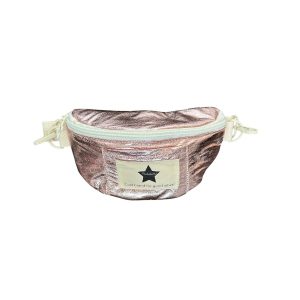 RIÑONERA METALIZADA ROSA