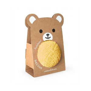 Pelota peluche Amarilla 12 cm