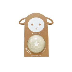 Pelota 10 cm Glitter Plata