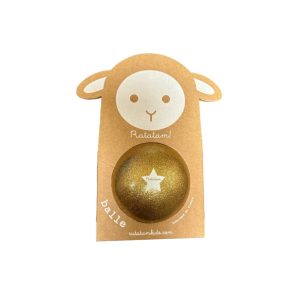 Pelota 10 cm Glitter Dorada