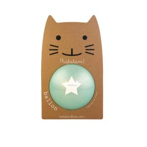 Pelota 15 cm Glitter Azul