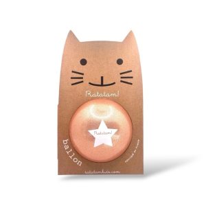 Pelota 15 cm Glitter Cobre