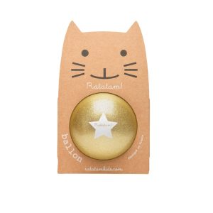 Pelota 15 cm Glitter Dorada