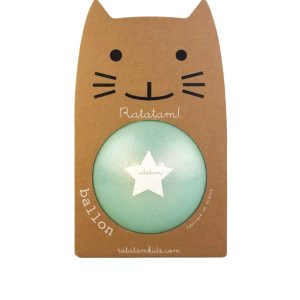 Pelota 22 cm Glitter Azul