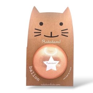 Pelota 22 cm Glitter Cobre