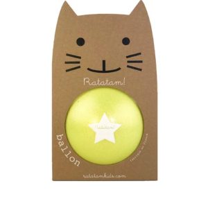 Pelota 22 cm Glitter Amarilla