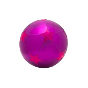 Pelota Tela Estrella Rosa