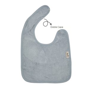 Babero Bebé Doble Moon Blue