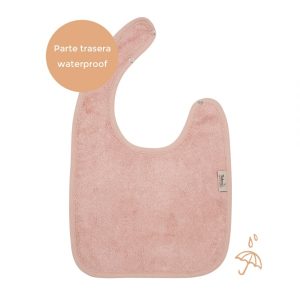 Babero Bebé Waterproof – Misty Rose