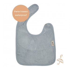 Babero Bebé Waterproof – Moon Blue