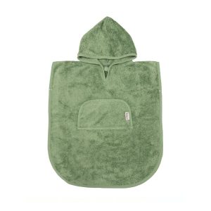 Poncho Feather Aloe green