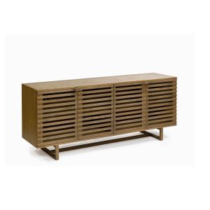 Aparador de Roble con Puertas de Listones