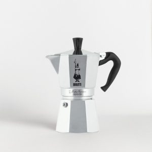 Cafetera italiana Bialetti plateada 6 tazas